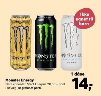 SuperBrugsen Monster energy tilbud