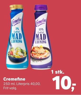 SuperBrugsen Cremefine tilbud