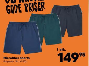 Kvickly Microfiber shorts tilbud