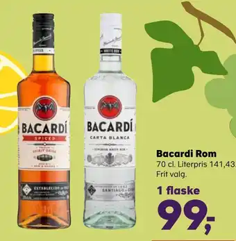 SuperBrugsen Bacardi rom tilbud
