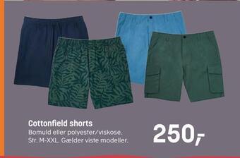 Kvickly Cottonfield shorts tilbud