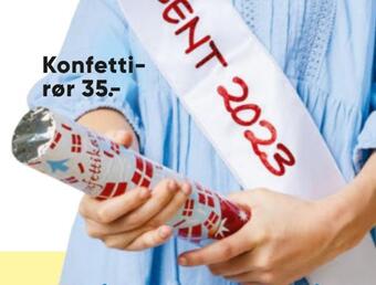 Bilka Konfettirør tilbud