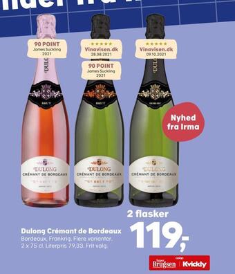 SuperBrugsen Dulong crémant de bordeaux tilbud