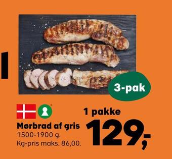 SuperBrugsen Mørbrad af gris tilbud