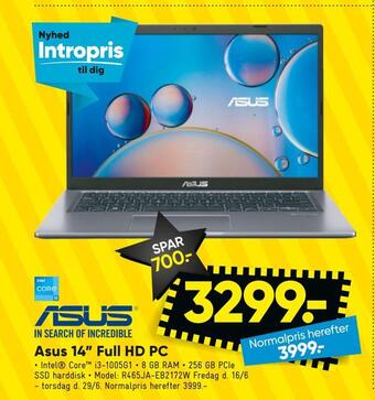 Bilka Asus 14 full hd pc tilbud