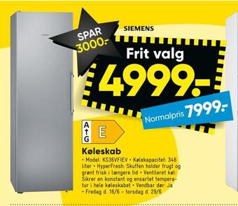 Bilka Køleskab tilbud