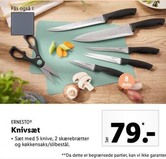 Lidl Knivsæt tilbud