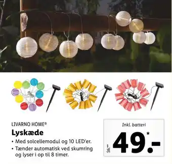 Lidl Lyskæde tilbud