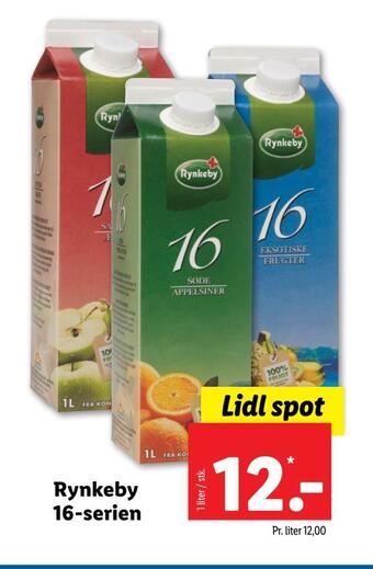 Lidl Rynkeby 16-serien tilbud