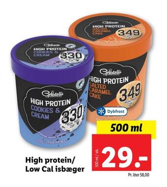 High protein/ low cal isbæger