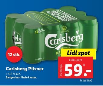 Lidl Carlsberg pilsner tilbud