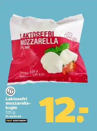 Netto Laktosefri mozzarellakugle tilbud