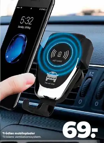 Trådløs mobiloplader