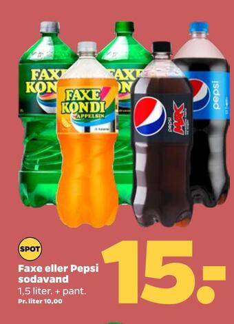 Netto Faxe eller pepsi sodavand tilbud