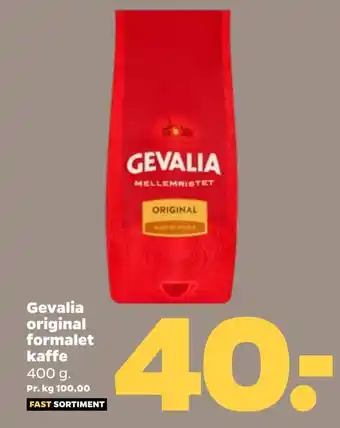 Netto Gevalia original formalet kaffe tilbud