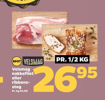 Netto Velsmag nakkefilet eller ribbenssteg tilbud