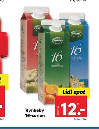 Lidl Rynkeby 16-serien tilbud