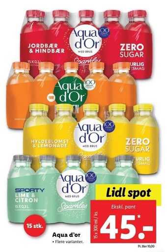 Lidl Aqua d'or tilbud