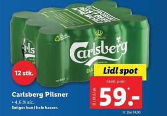 Lidl Carlsberg pilsner tilbud