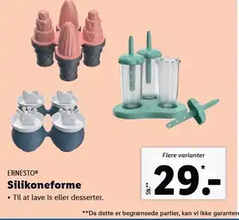 Lidl Ernesto silikoneforme tilbud