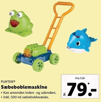 Lidl Playtive sæbeboblemaskine tilbud