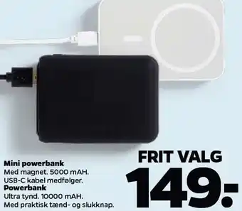 Netto Mini powerbank eller powerbank tilbud