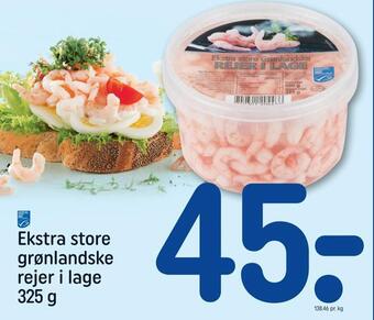REMA 1000 Ekstra store grønlandske rejer i lage tilbud