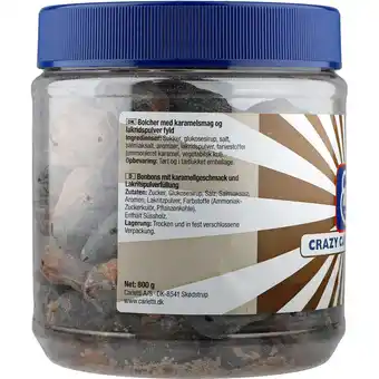 Netpris Evers crazy caramel frogs 800g tilbud