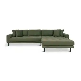 Sit´n Sleep Fabio sofa m/chaiselong, olivengrøn tilbud