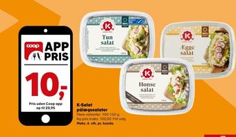 Kvickly K-salat hønsesalat tilbud