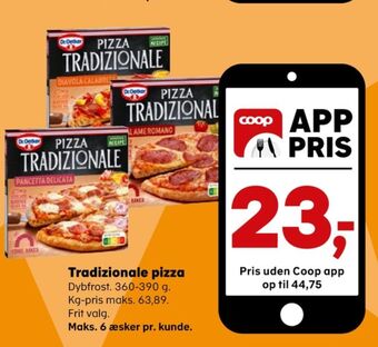 Kvickly Tradizionale pizza tilbud