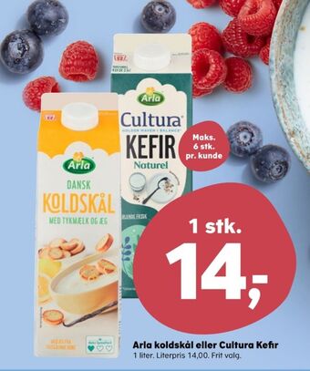 Kvickly Arla koldskål tykmælk & æg tilbud
