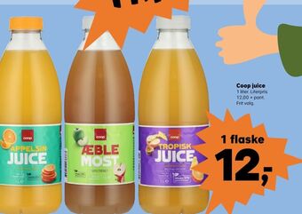 Kvickly Coop tropisk juice tilbud