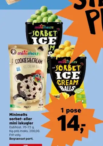 Cookies & cream iskugler