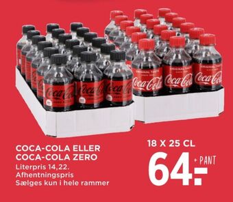 MENY Coca cola zero cola tilbud