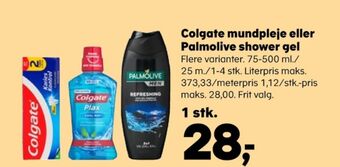 Kvickly Colgate tandpasta tilbud