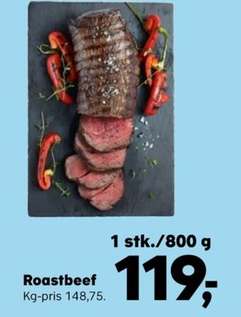 Kvickly Ukendt roastbeef tilbud