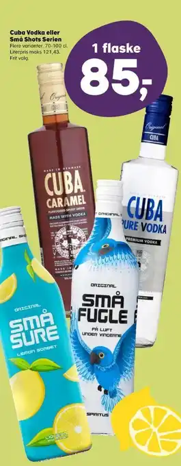 Kvickly Caramel vodka tilbud