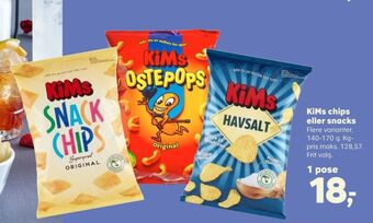SuperBrugsen Kims chips tilbud