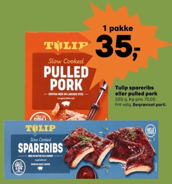 SuperBrugsen Tulip pulled pork tilbud