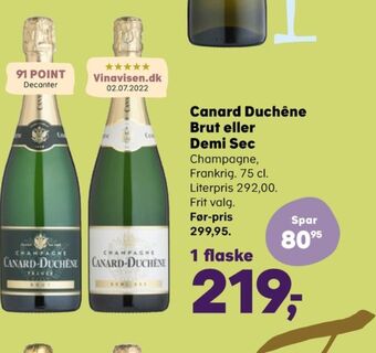 SuperBrugsen Canard-duchene champagne tilbud
