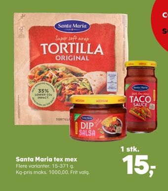SuperBrugsen Santa maria tortillawrap tilbud
