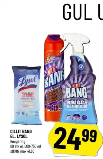 Lysol rengøringsservietter