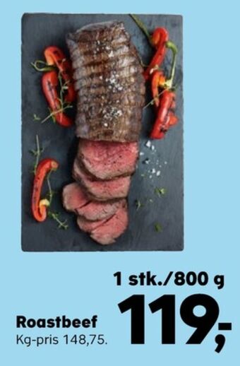 SuperBrugsen Ukendt roastbeef tilbud