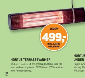 XL-BYG Hortus terrassevarmer tilbud