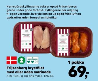 SuperBrugsen Frijsenborg kyllingebrystfilet tilbud