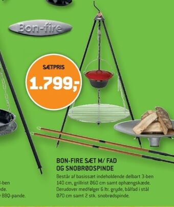XL-BYG Bon-fire grillrist tilbud