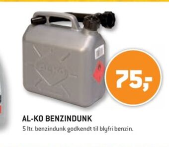 XL-BYG Al-ko benzindunk tilbud