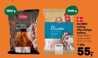 SuperBrugsen Rose kylling tilbud