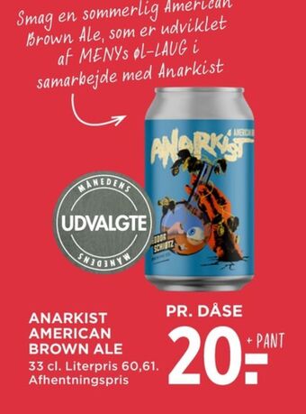 MENY American brown ale specialøl tilbud